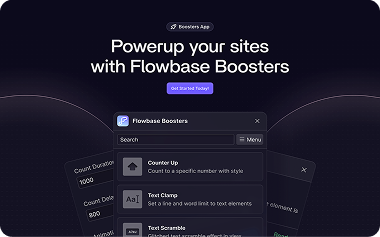 Introducing the WebflowBoosters App